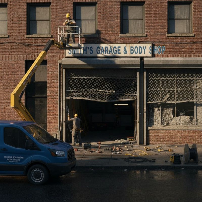 Garage Settling Repair